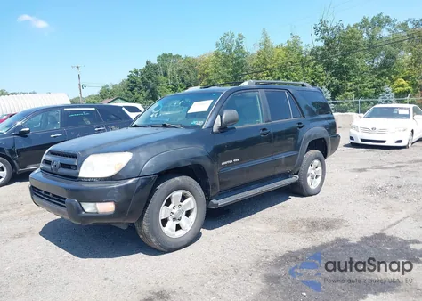 2003 Toyota 4Runner Limited V8 z USA, uszkodzony, nr VIN JTEBT17R830002735